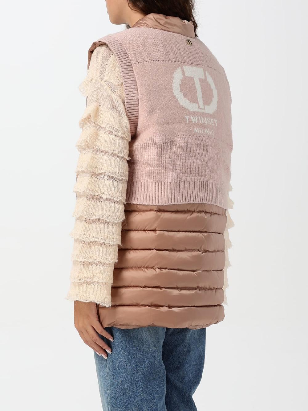 Giglio Gilet Twinset In Nylon Trapuntato