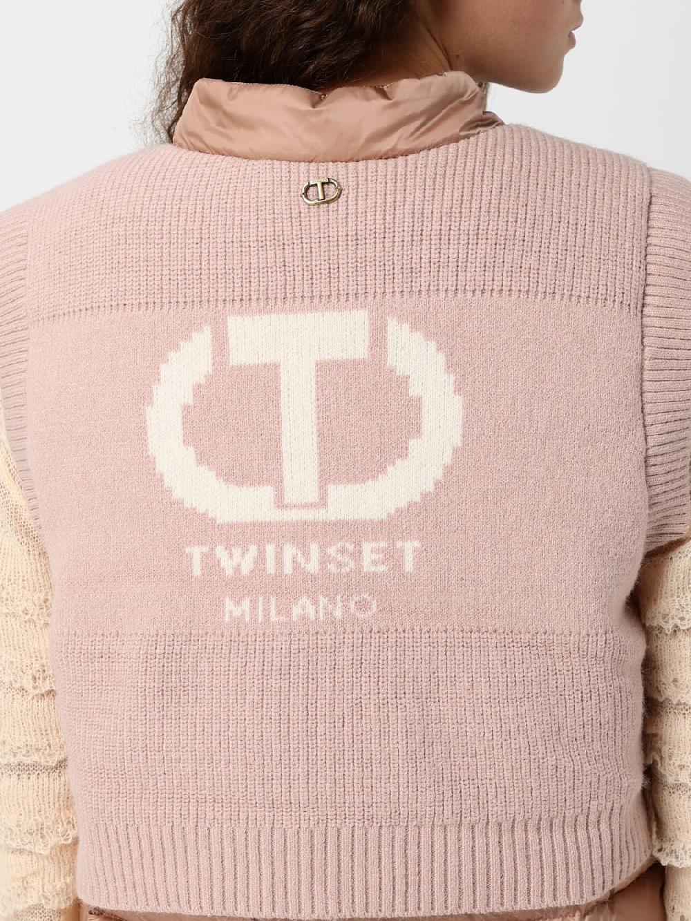 Giglio Gilet Twinset In Nylon Trapuntato