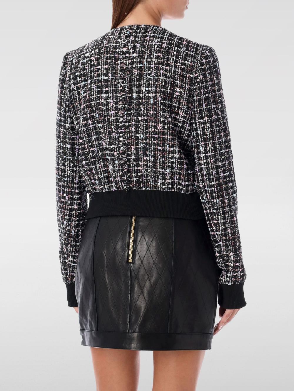 Giglio Giubbotto Balmain In Tweed