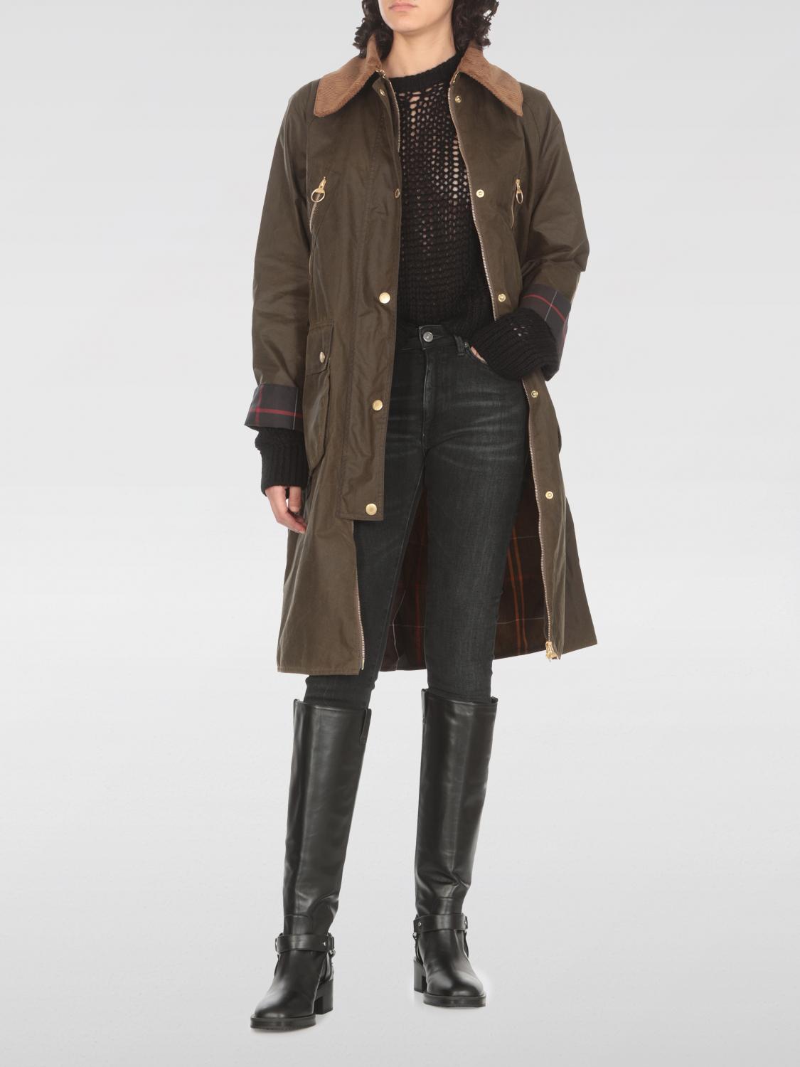 Giglio Giubbotto Barbour In Cotone Cerato