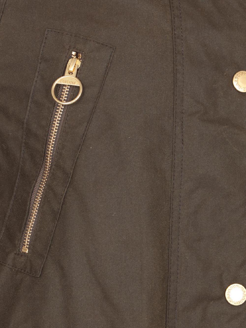 Giglio Giubbotto Barbour In Cotone Cerato