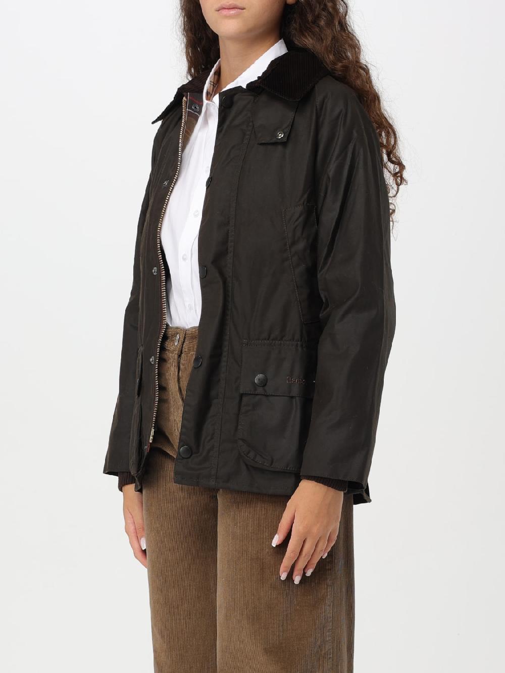 Giglio Giubbotto Barbour In Cotone Cerato