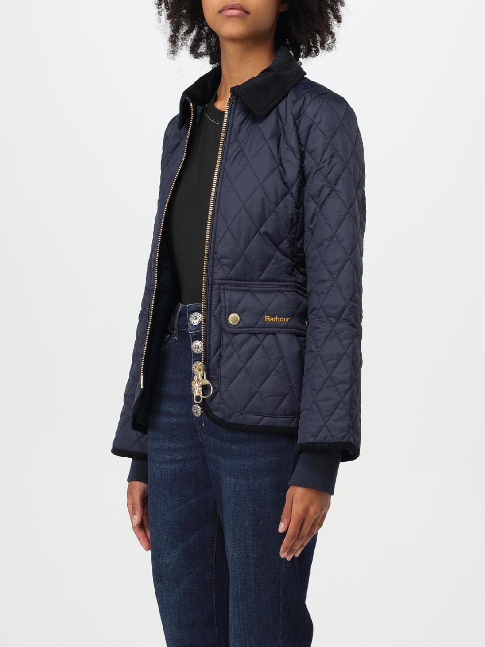 Giglio Giubbotto Barbour In Nylon Trapuntato