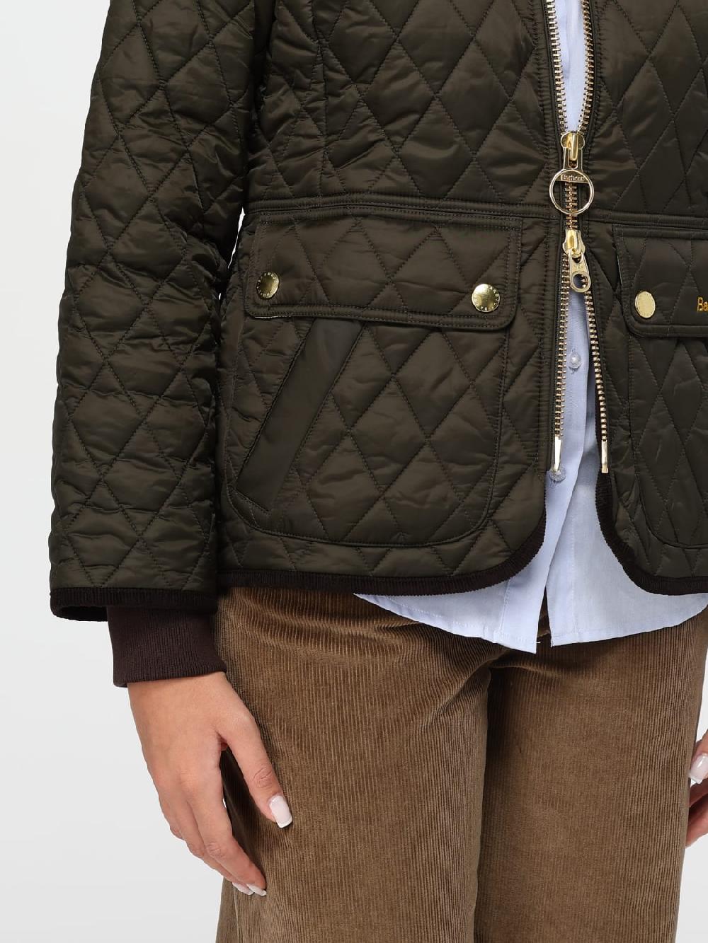 Giglio Giubbotto Barbour In Nylon Trapuntato