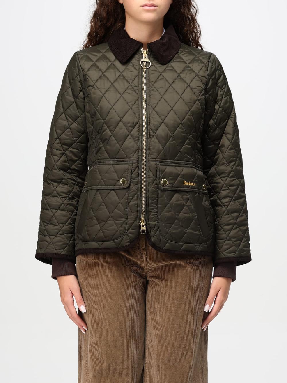 Giglio Giubbotto Barbour in nylon trapuntato