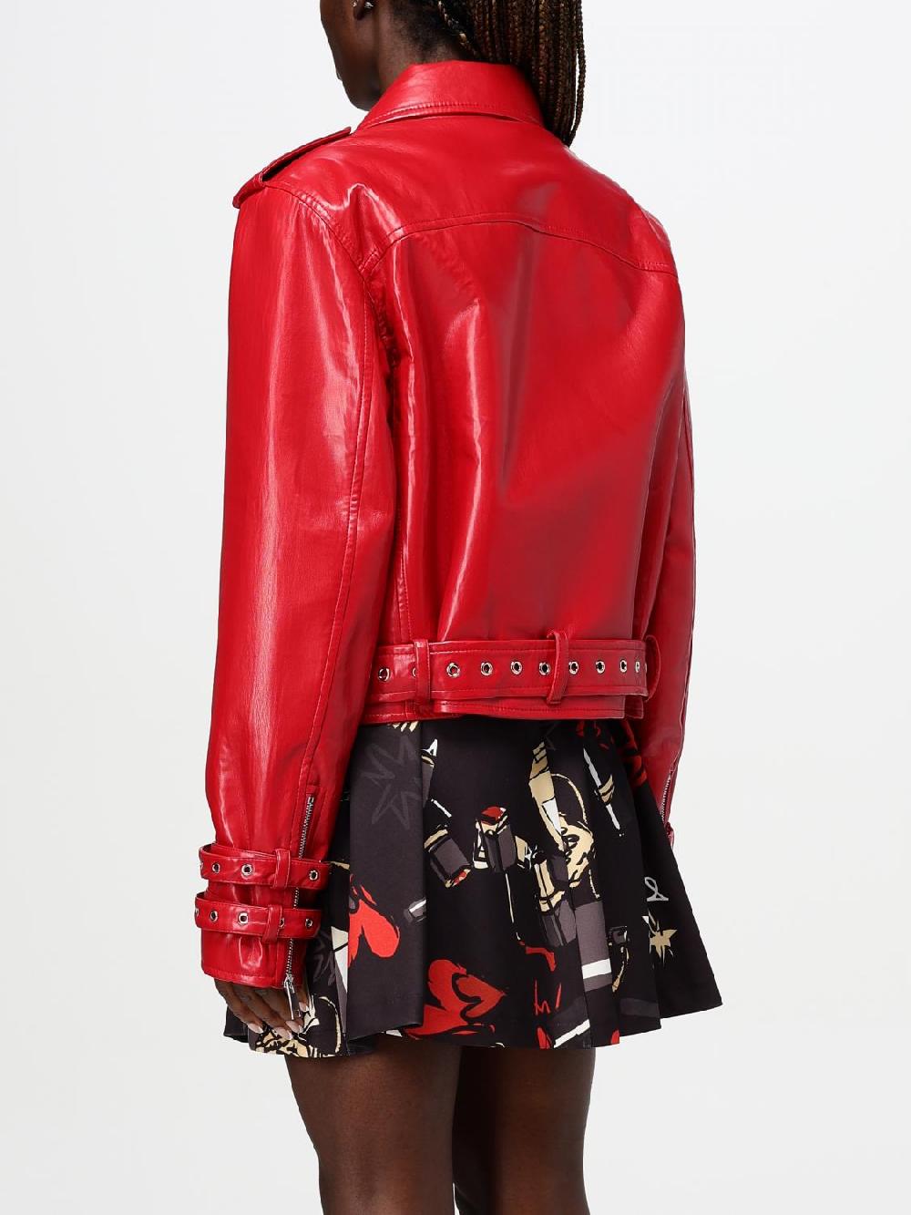 Giglio Giubbotto Biker Aniye By In Pelle Sintetica