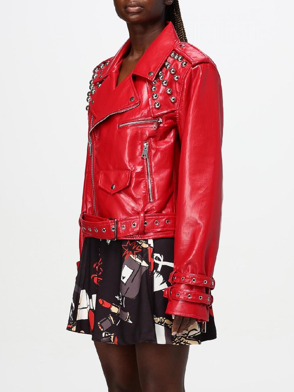 Giglio Giubbotto Biker Aniye By In Pelle Sintetica