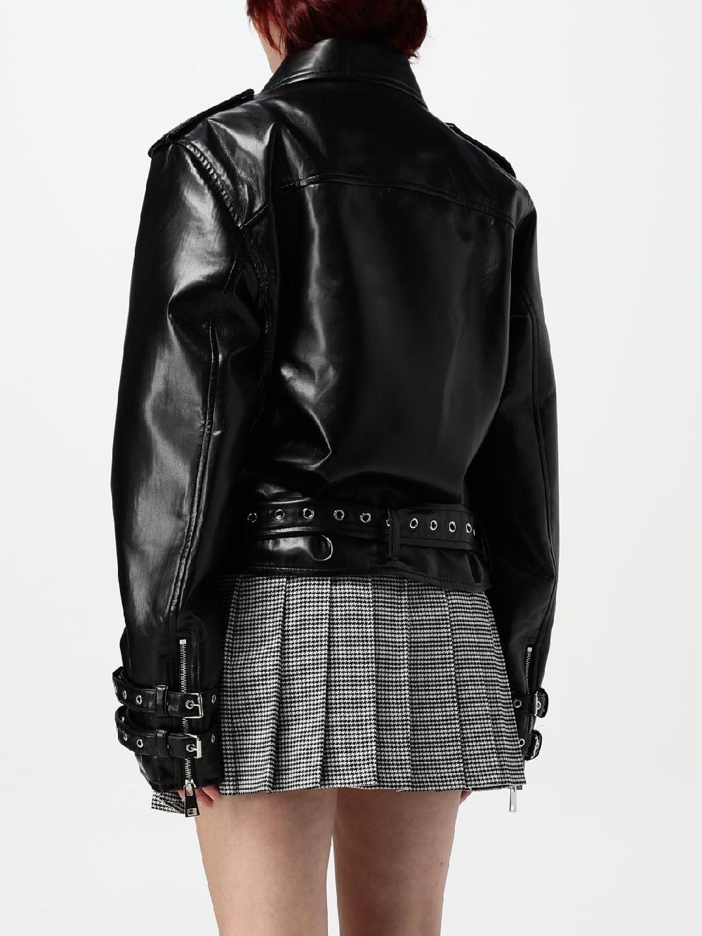 Giglio Giubbotto Biker Aniye By In Pelle Sintetica