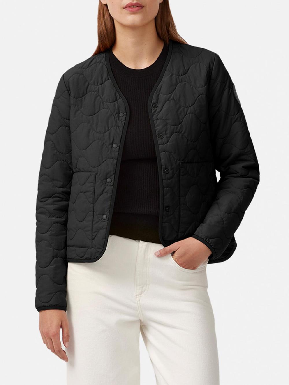 Giglio Giubbotto Canada Goose in nylon trapuntato