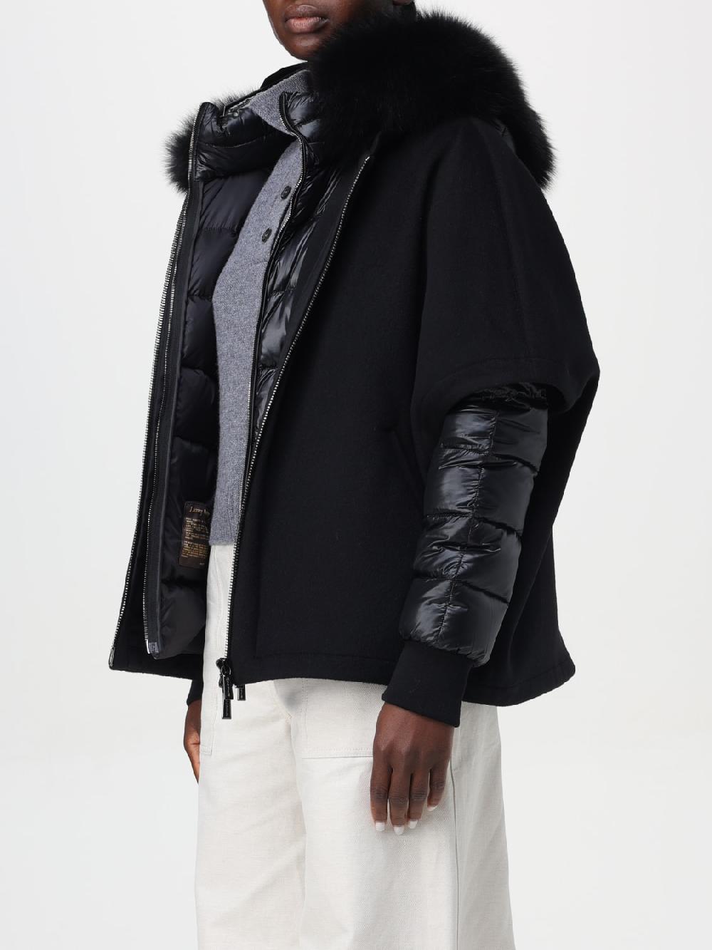 Giglio Giubbotto Con Zip Moorer In Misto Cashmere