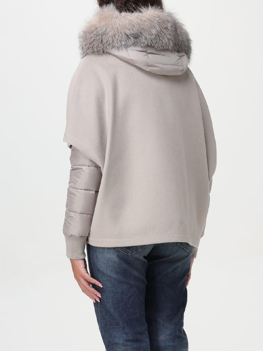 Giglio Giubbotto Con Zip Moorer In Misto Cashmere