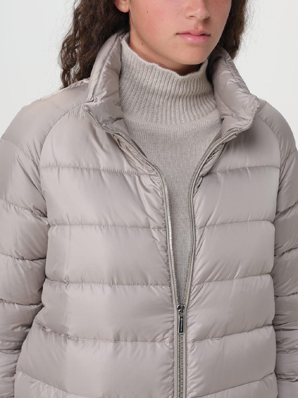Giglio Giubbotto Con Zip Moorer In Misto Cashmere