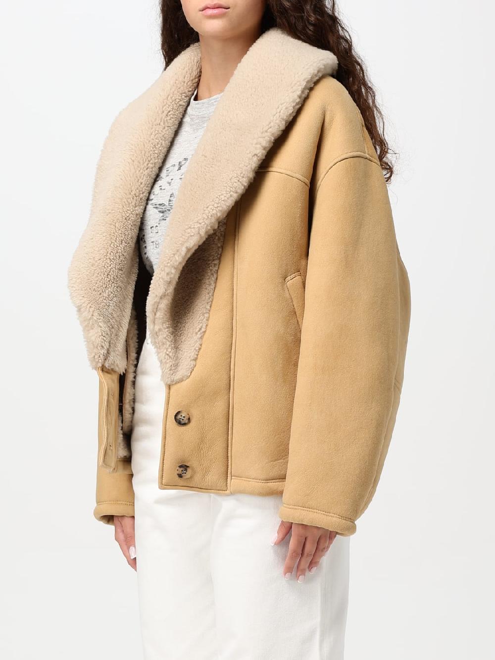 Giglio Giubbotto Golden Goose In Pelle Scamosciata