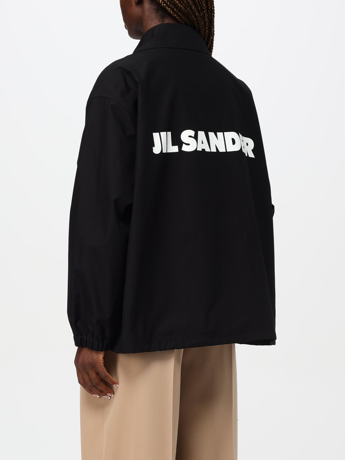 Giglio Giubbotto Jil Sander In Cotone Con Logo