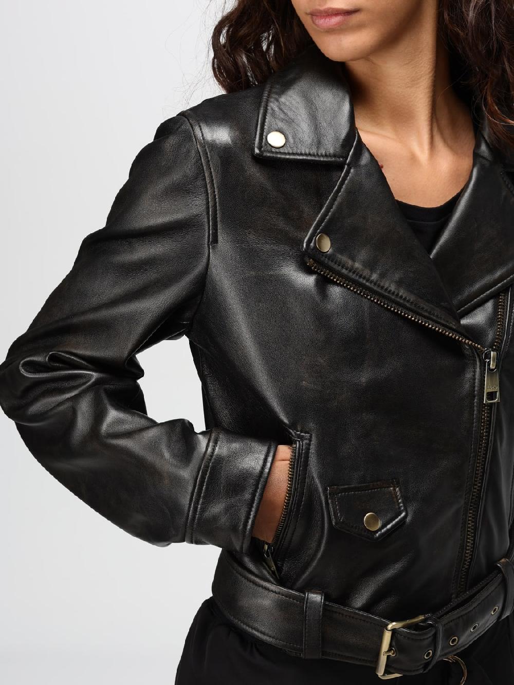 Giglio Giubbotto Liu Jo In Pelle