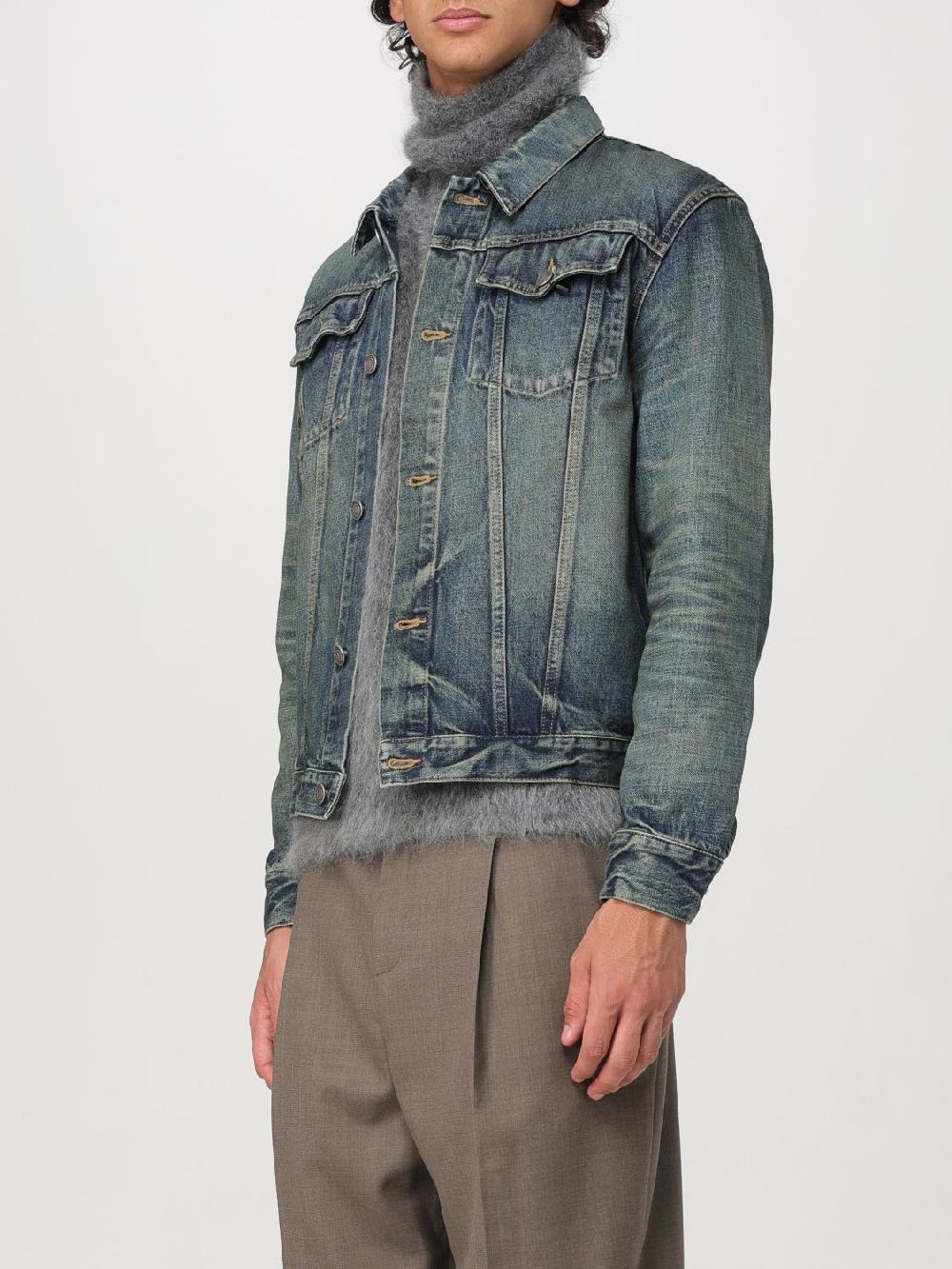 Giglio Giubbotto Saint Laurent In Denim