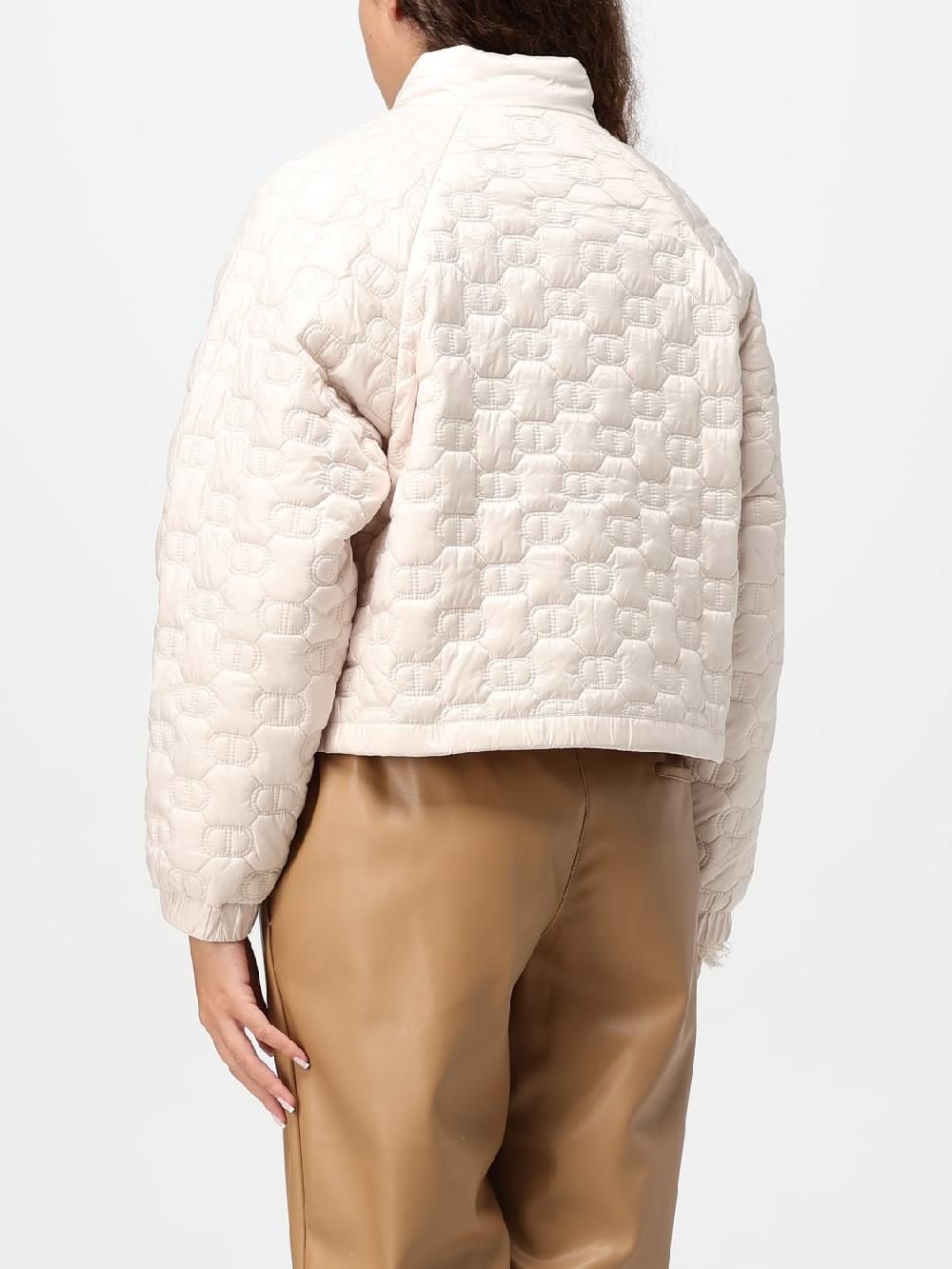 Giglio Giubbotto Twinset In Nylon Trapuntato
