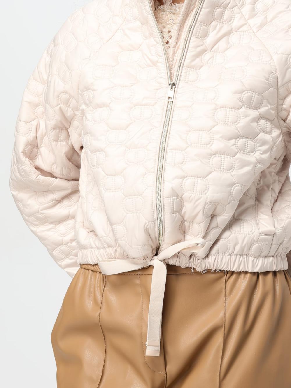 Giglio Giubbotto Twinset In Nylon Trapuntato