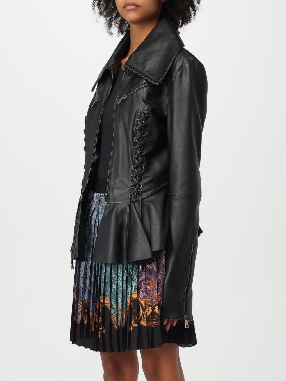 Giglio Giubbotto Versace Jeans Couture In Pelle