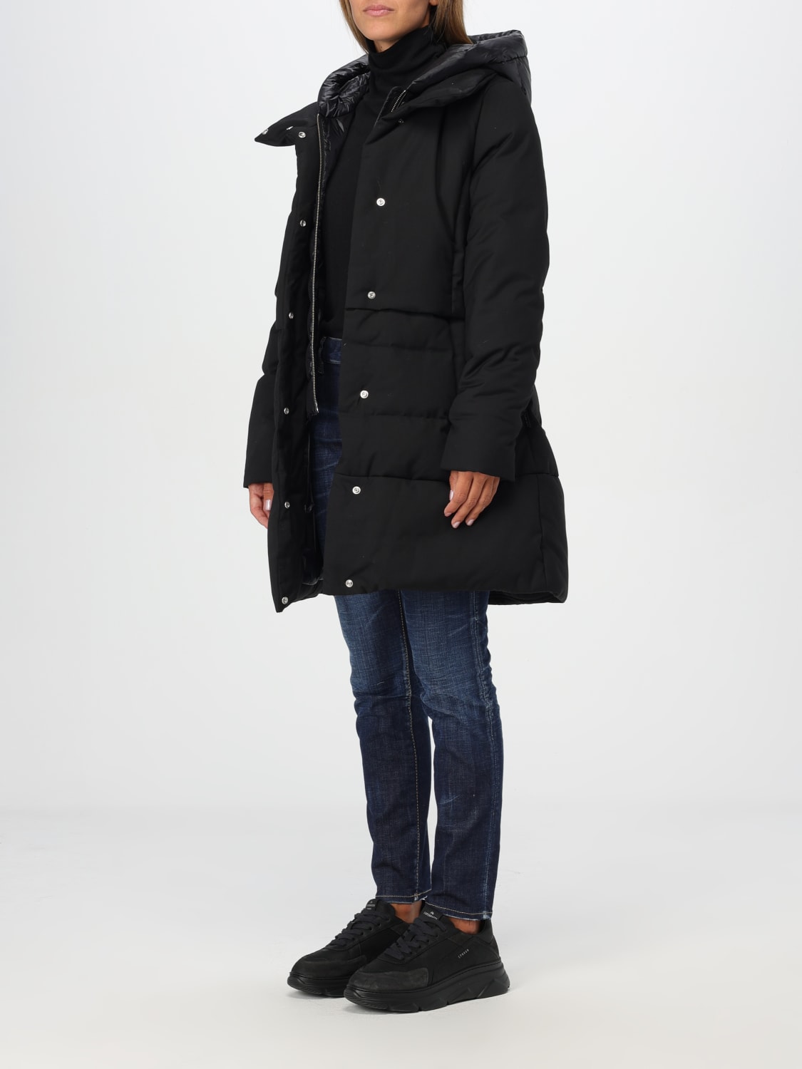 Giglio Giubbotto Woolrich In Nylon Trapuntato