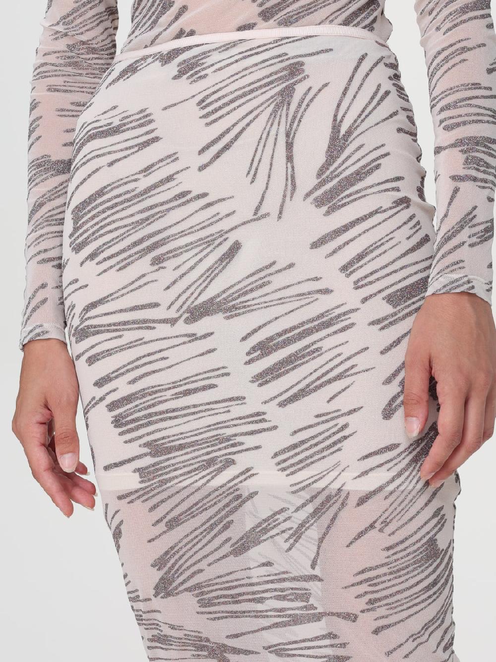 Giglio Gonna A Fantasia Astratta Pinko