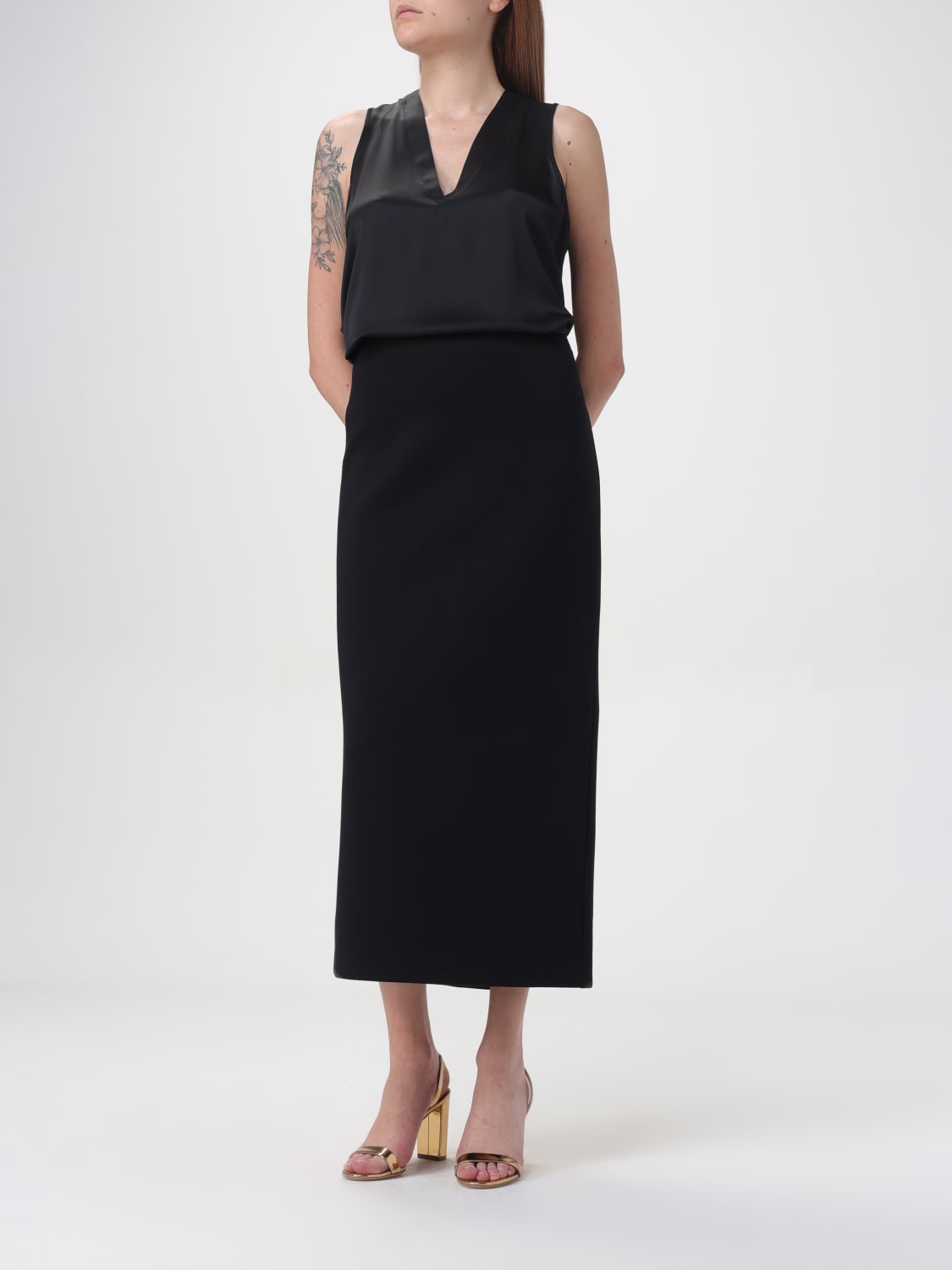 Giglio Gonna A Tubo Di Viscosa 's Max Mara