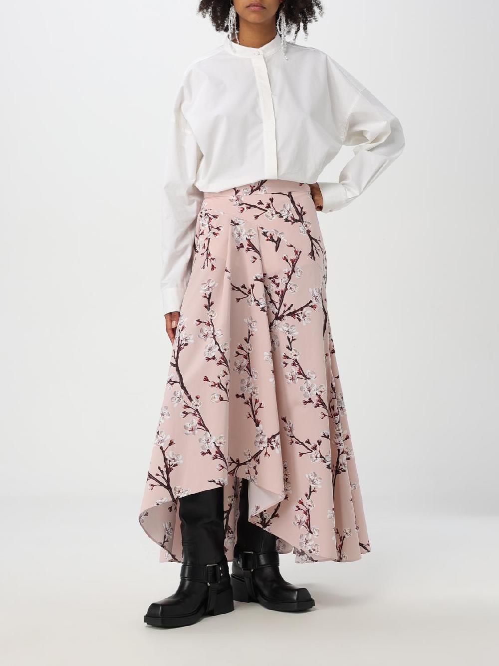 Giglio Gonna Alexander McQueen In Cotone Stampato