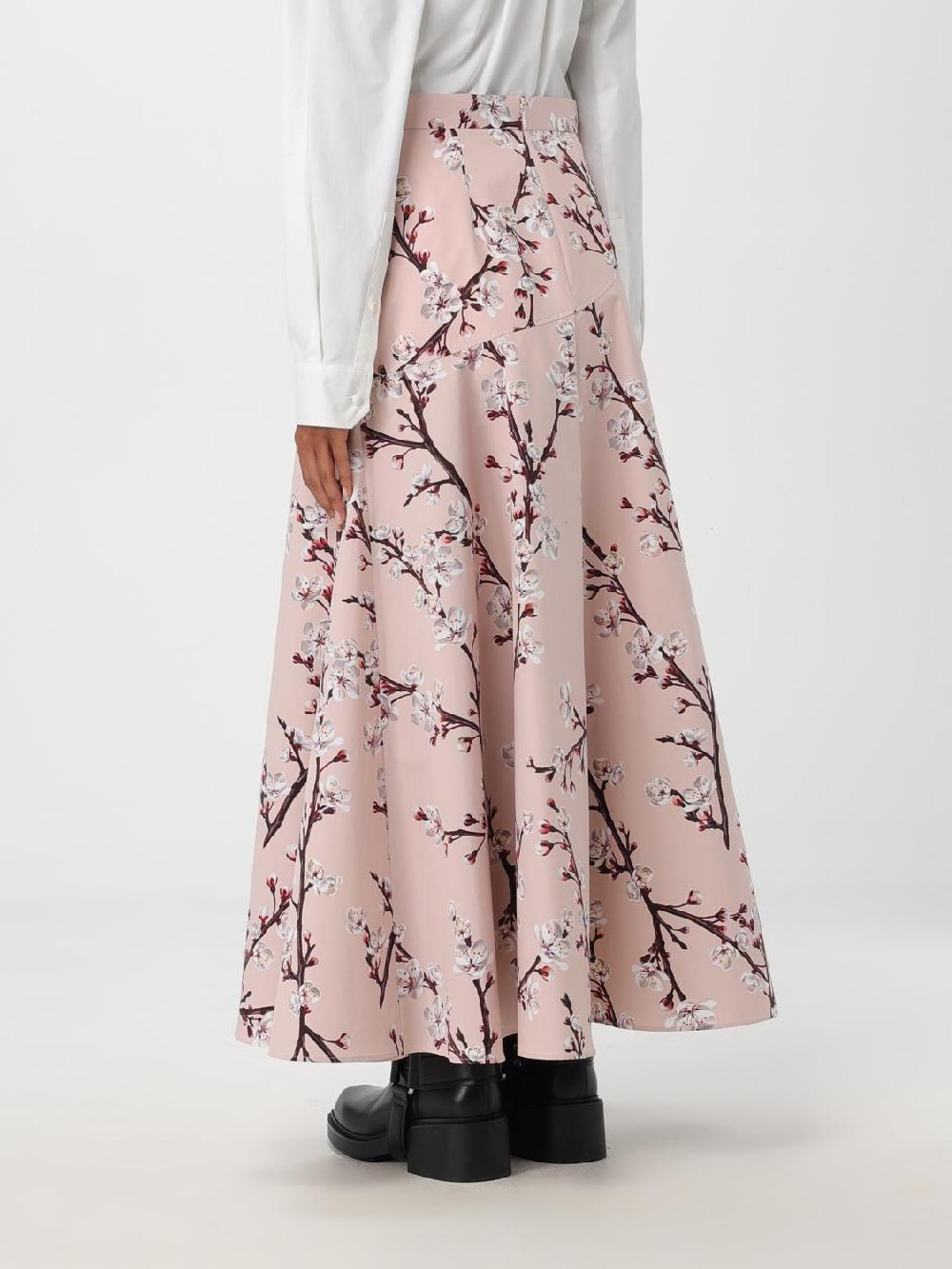 Giglio Gonna Alexander McQueen In Cotone Stampato