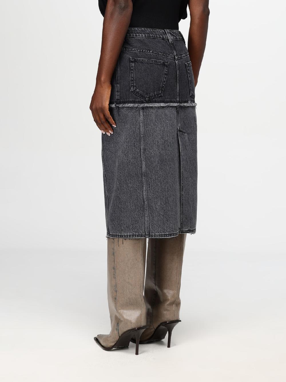 Giglio Gonna Alexander McQueen In Denim