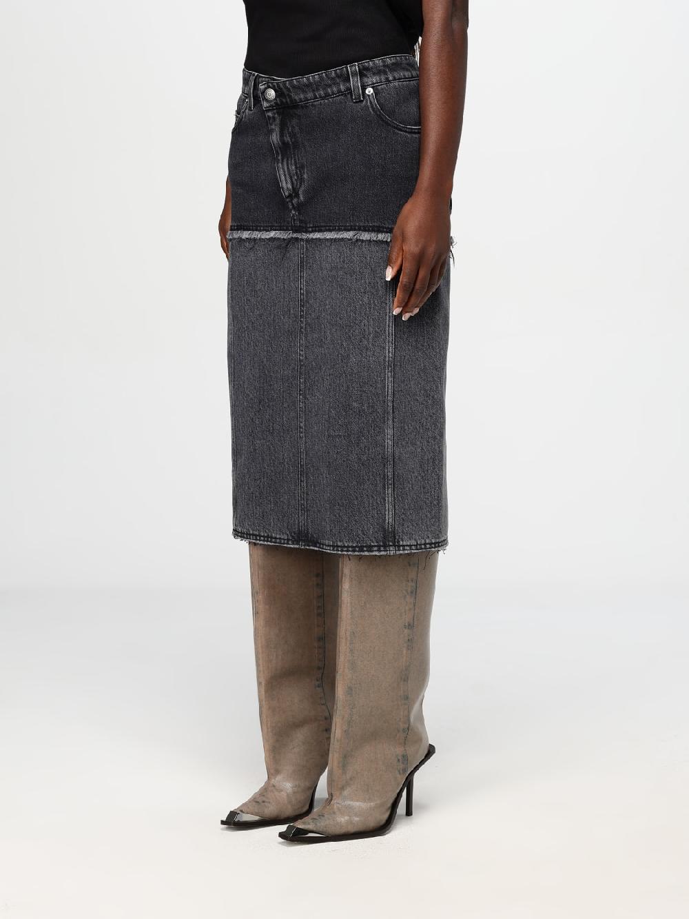 Giglio Gonna Alexander McQueen In Denim