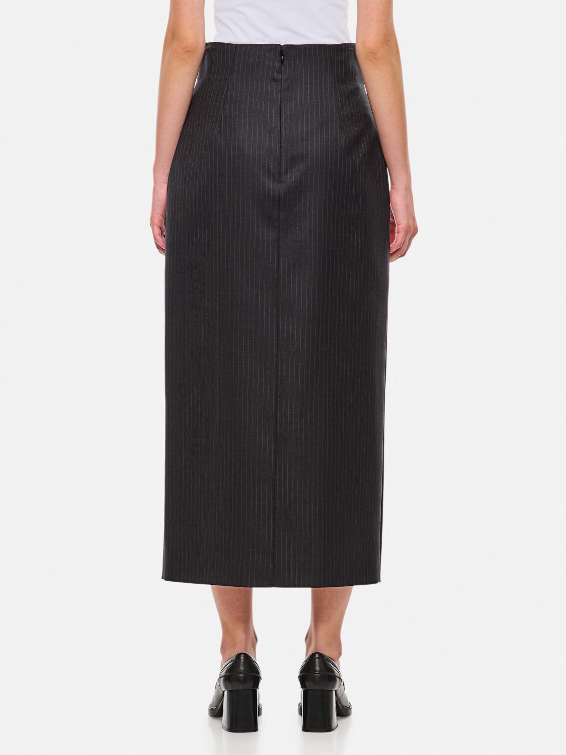 Giglio Gonna Alexander McQueen In Lana A Righe