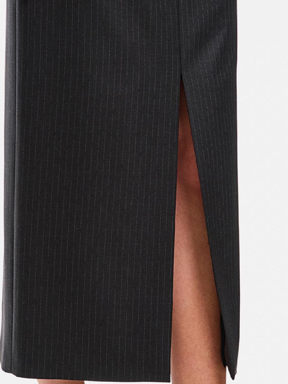 Giglio Gonna Alexander McQueen In Lana A Righe