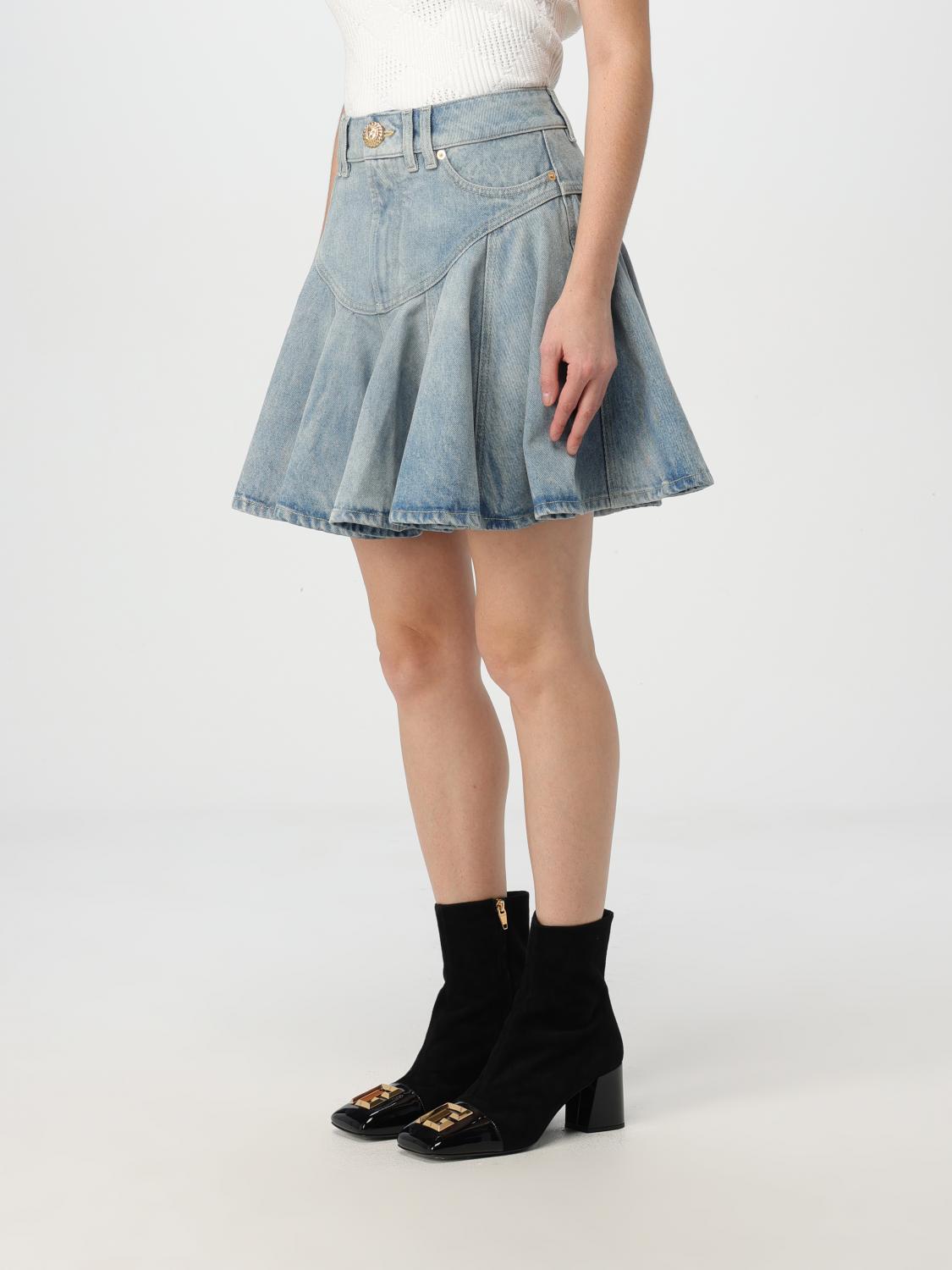 Giglio Gonna Balmain In Denim