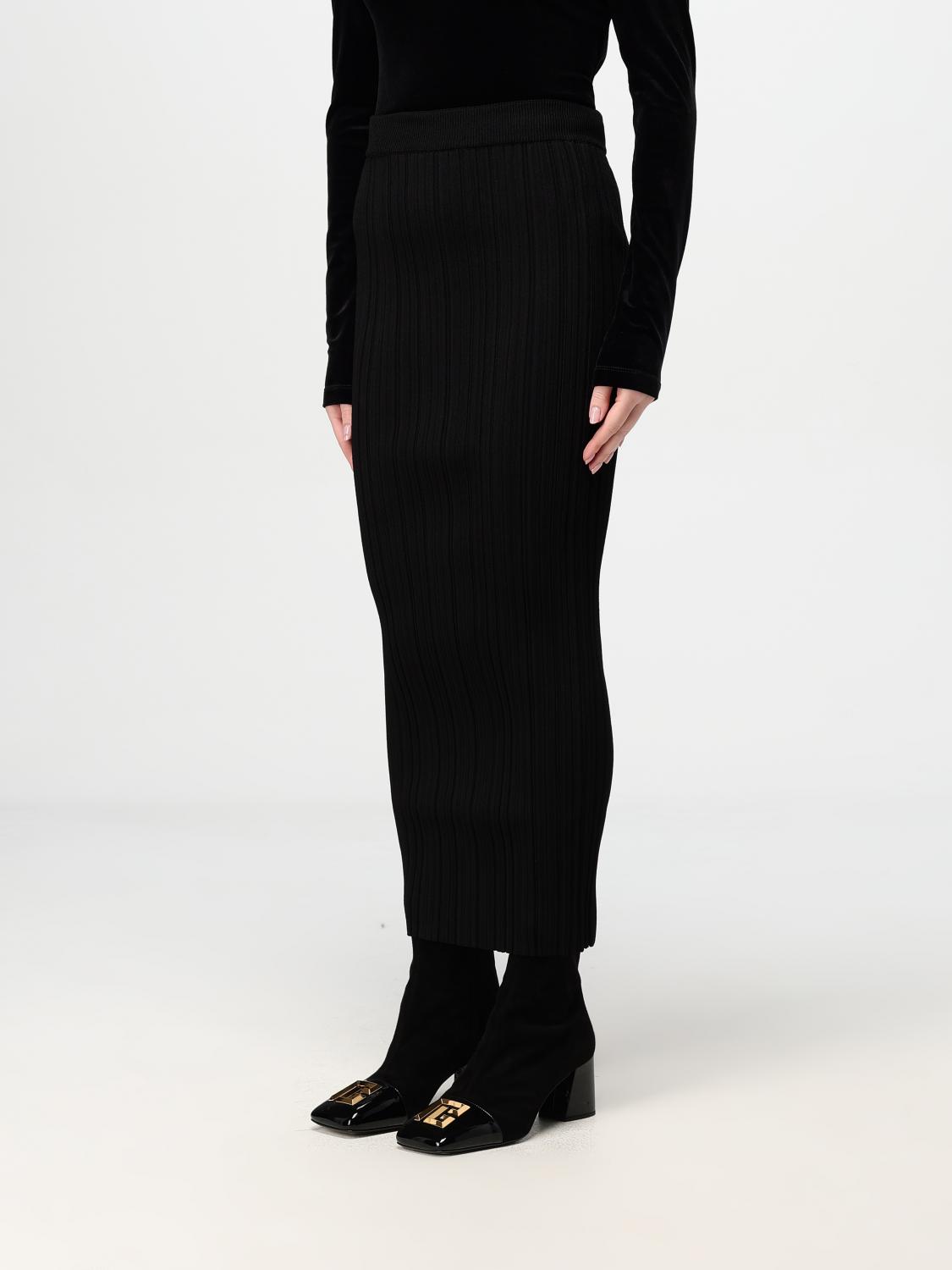 Giglio Gonna Balmain In Viscosa Stretch