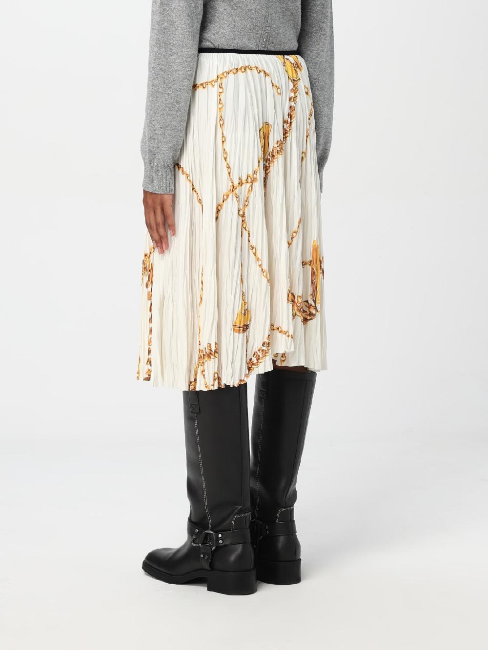 Giglio Gonna Burberry In Crêpe Plissettato