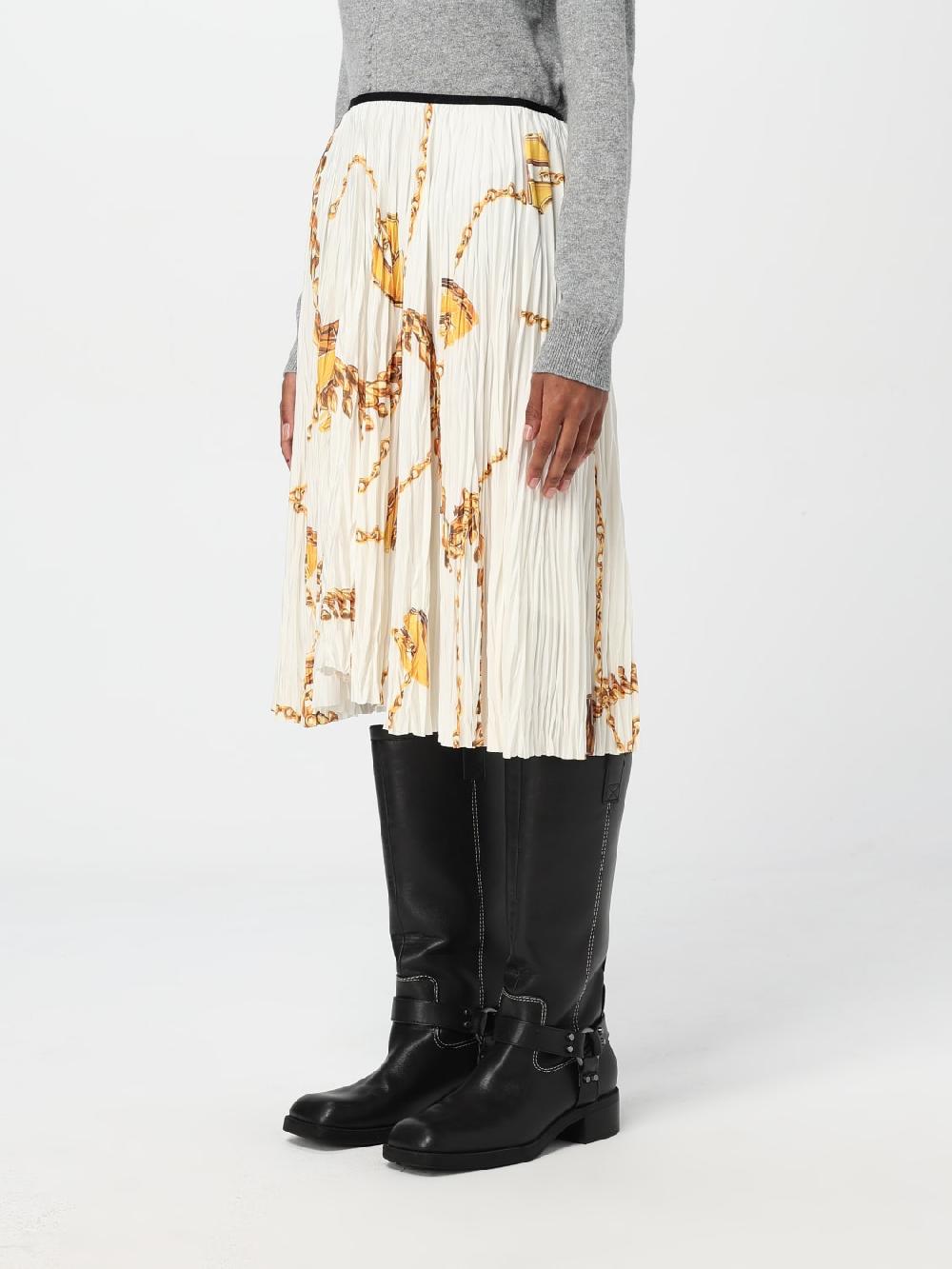 Giglio Gonna Burberry In Crêpe Plissettato