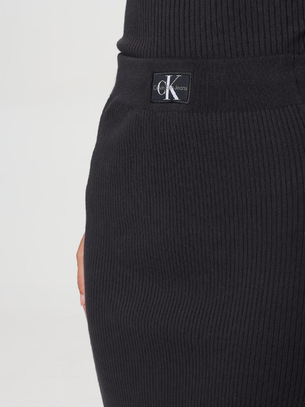 Giglio Gonna Calvin Klein In Misto Lyocell A Coste