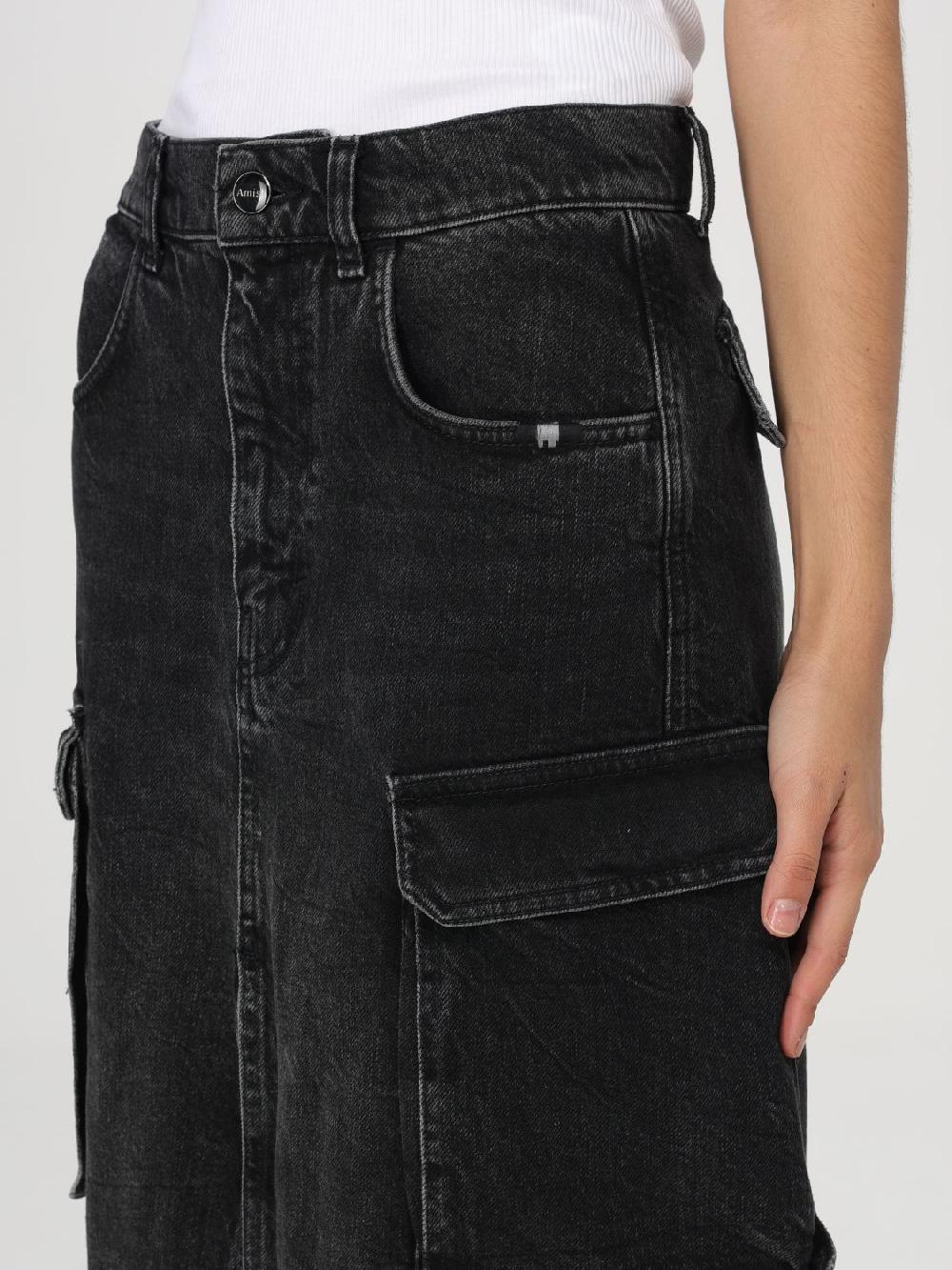 Giglio Gonna Cargo Amish In Denim