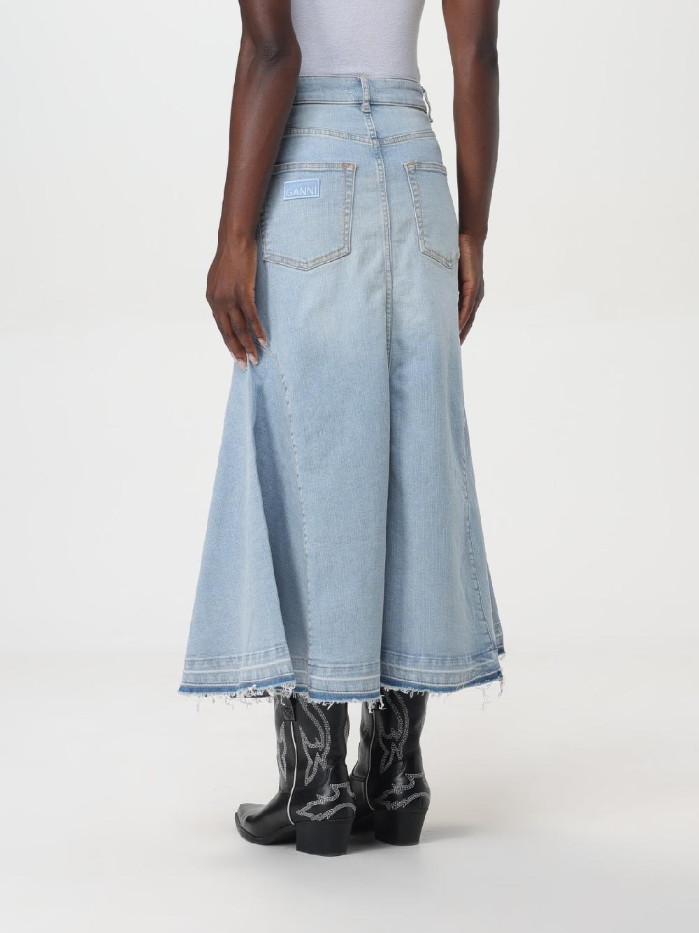 Giglio Gonna Di Jeans Ganni