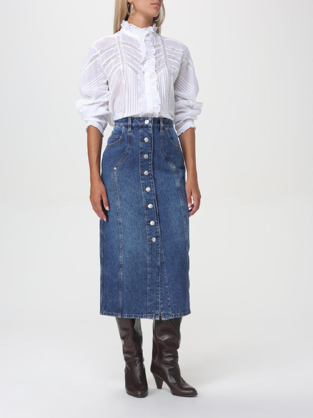 Giglio Gonna Di Jeans Isabel Marant Etoile