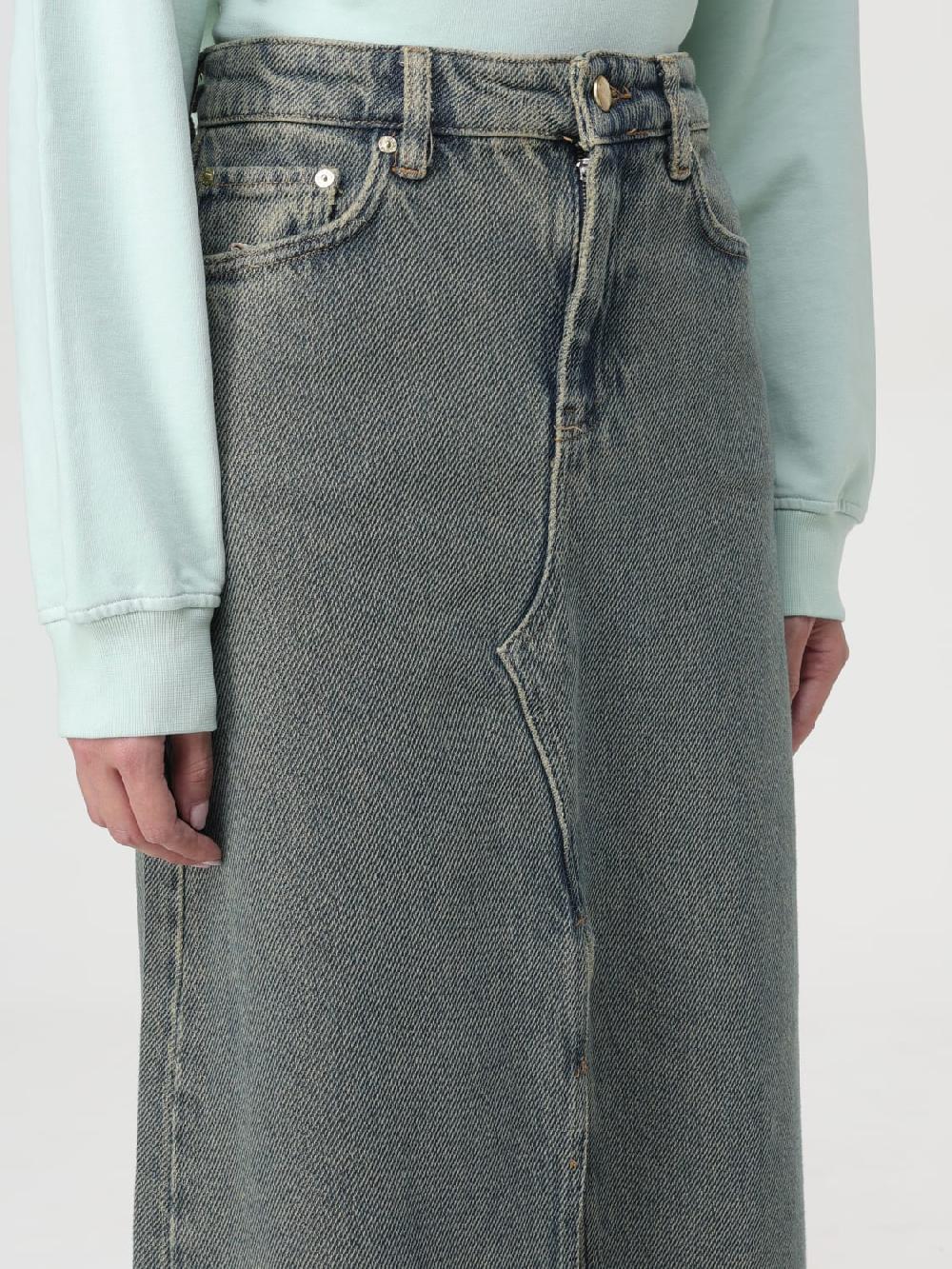 Giglio Gonna Di Jeans Midi Ganni