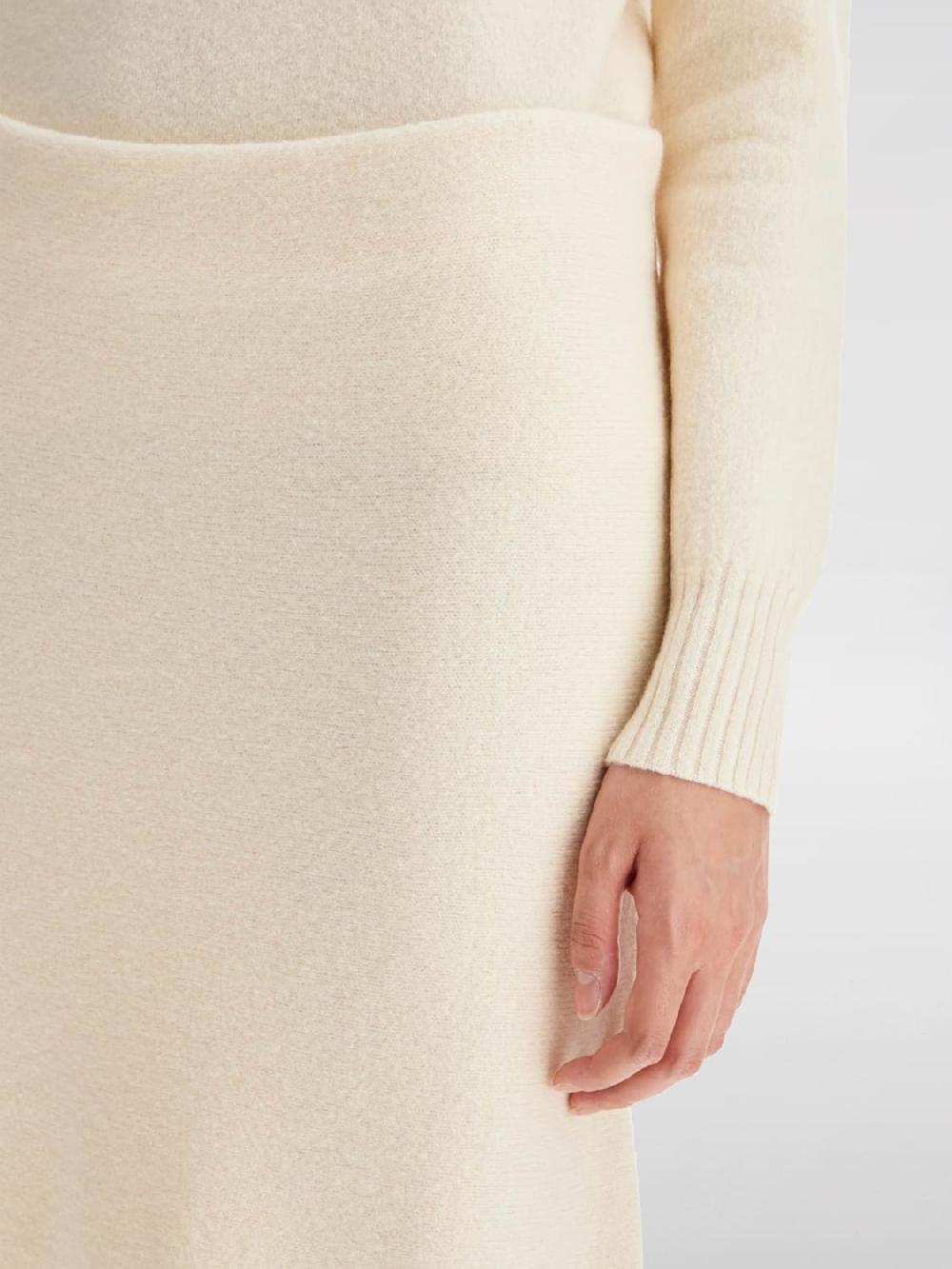 Giglio Gonna Di Lana Midi Jil Sander