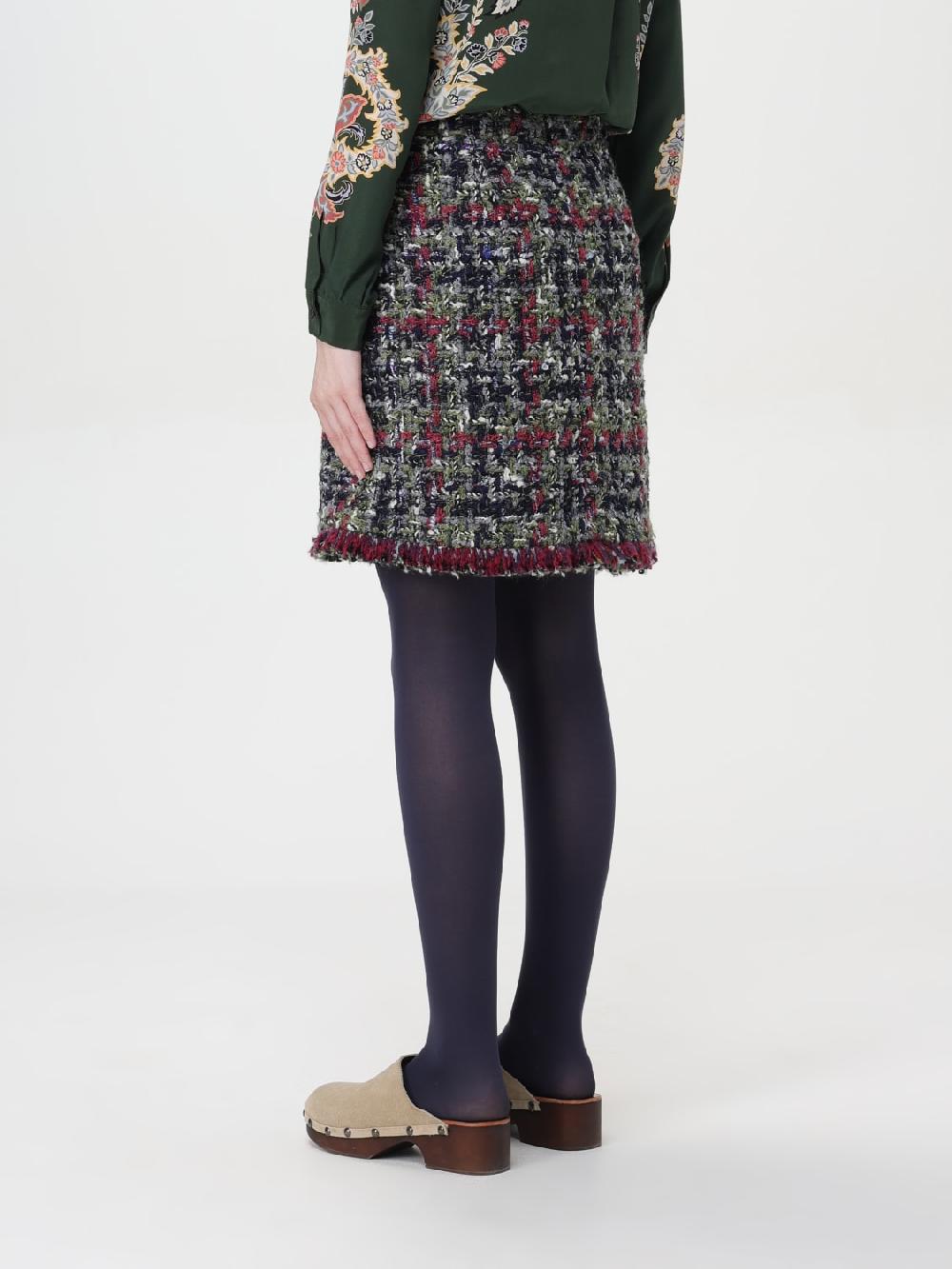 Giglio Gonna Di Misto Lana Bouclé Etro