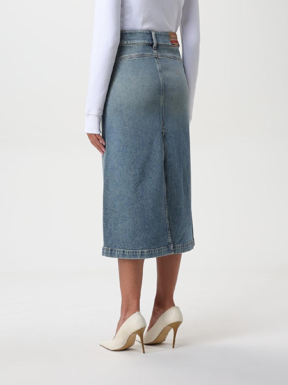 Giglio Gonna Diesel In Denim