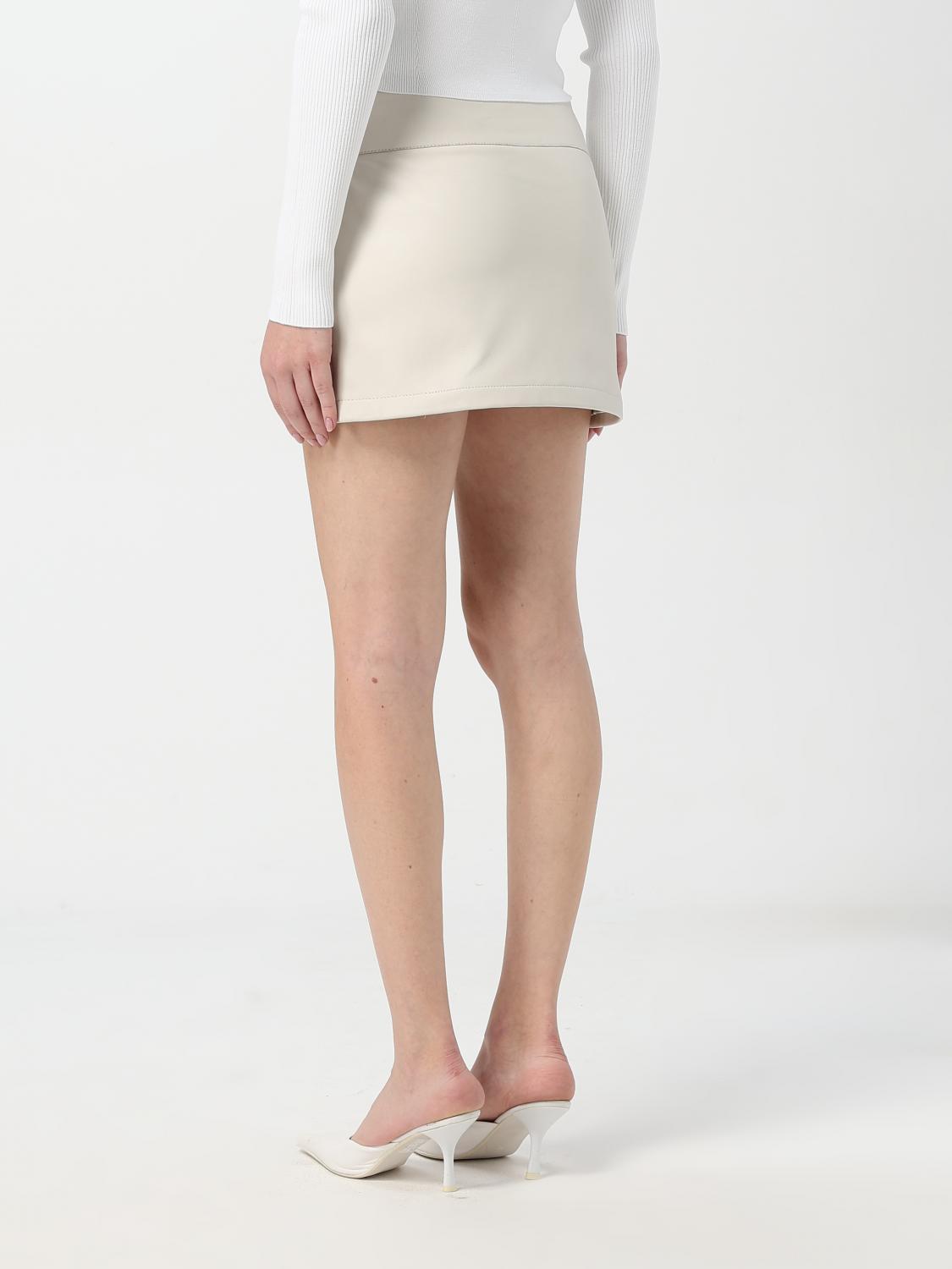 Giglio Gonna Diesel In Pelle Con Logo