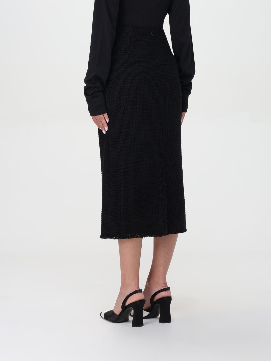 Giglio Gonna In Lana Vergine Alberta Ferretti