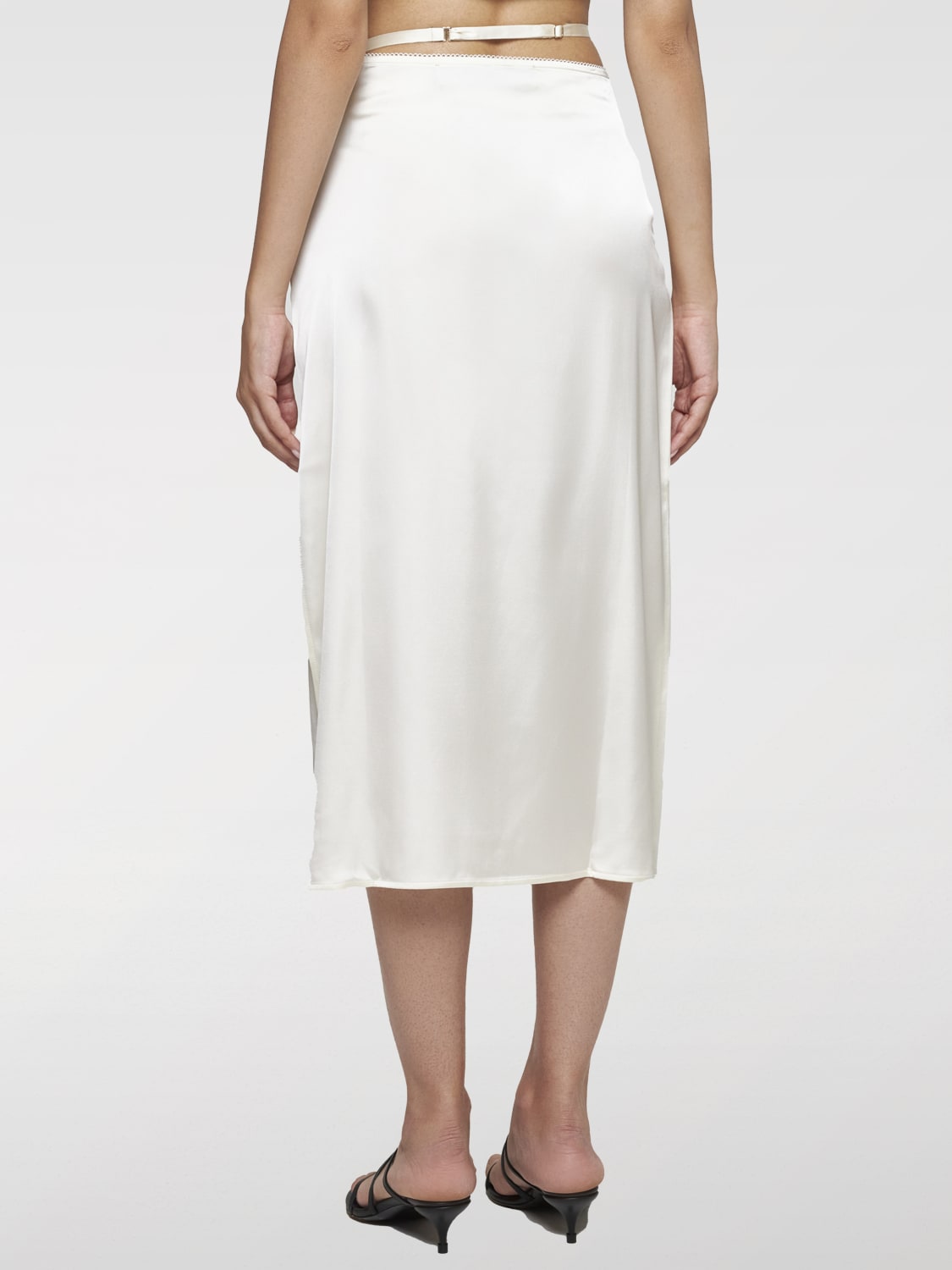 Giglio Gonna In Raso Jacquemus