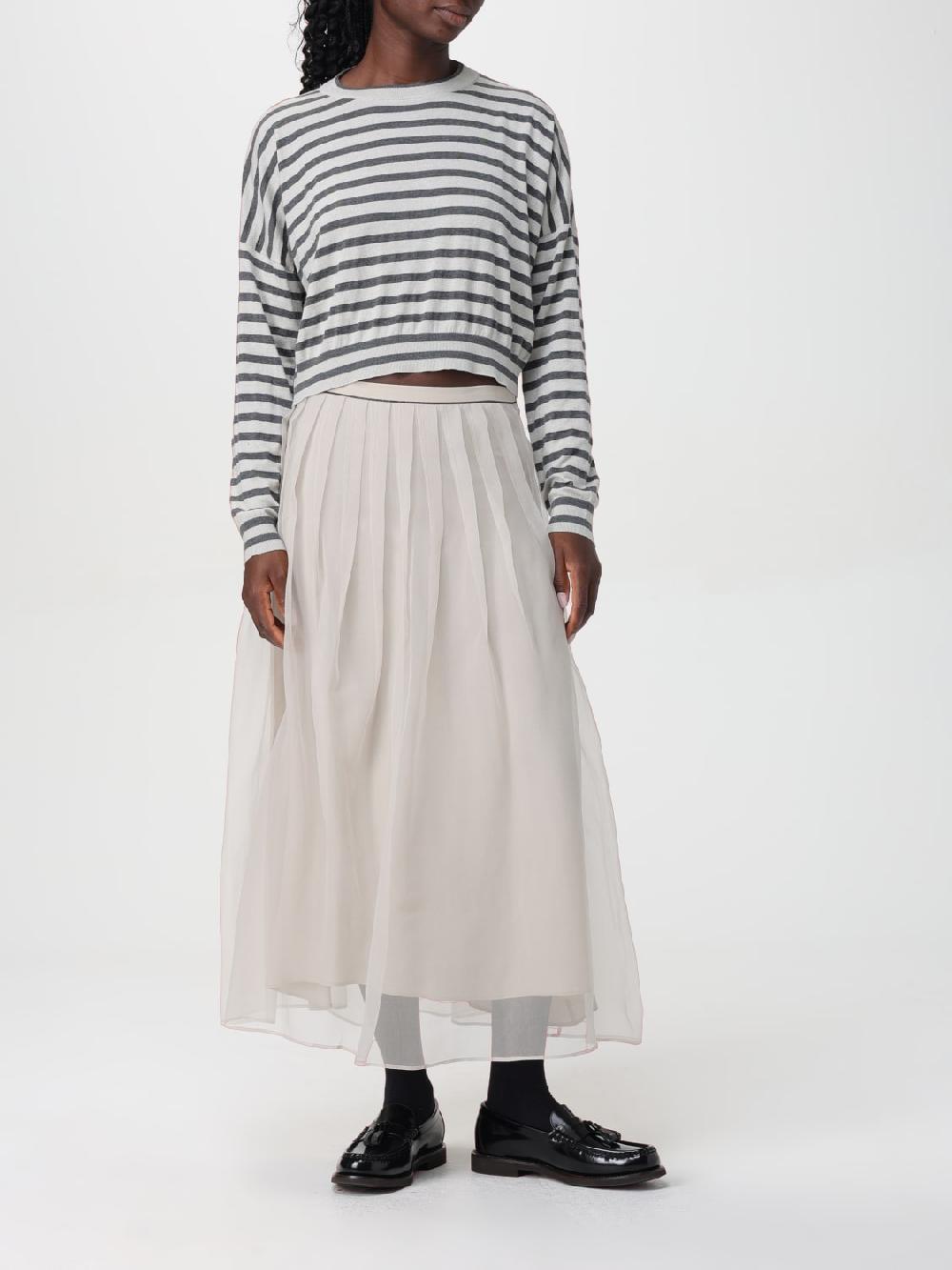 Giglio Gonna In Tulle Brunello Cucinelli