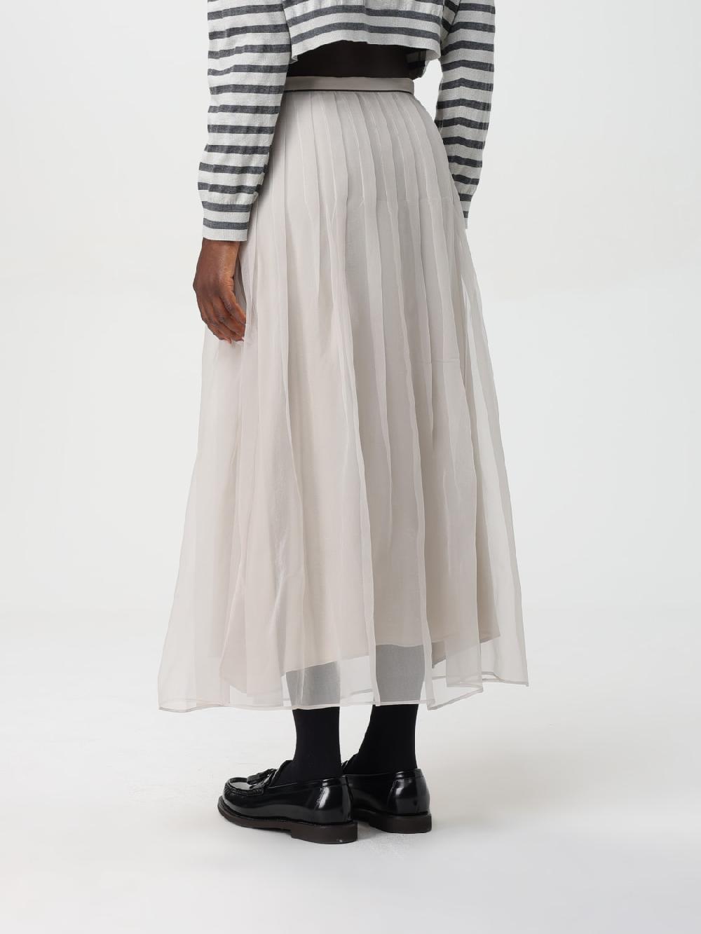 Giglio Gonna In Tulle Brunello Cucinelli