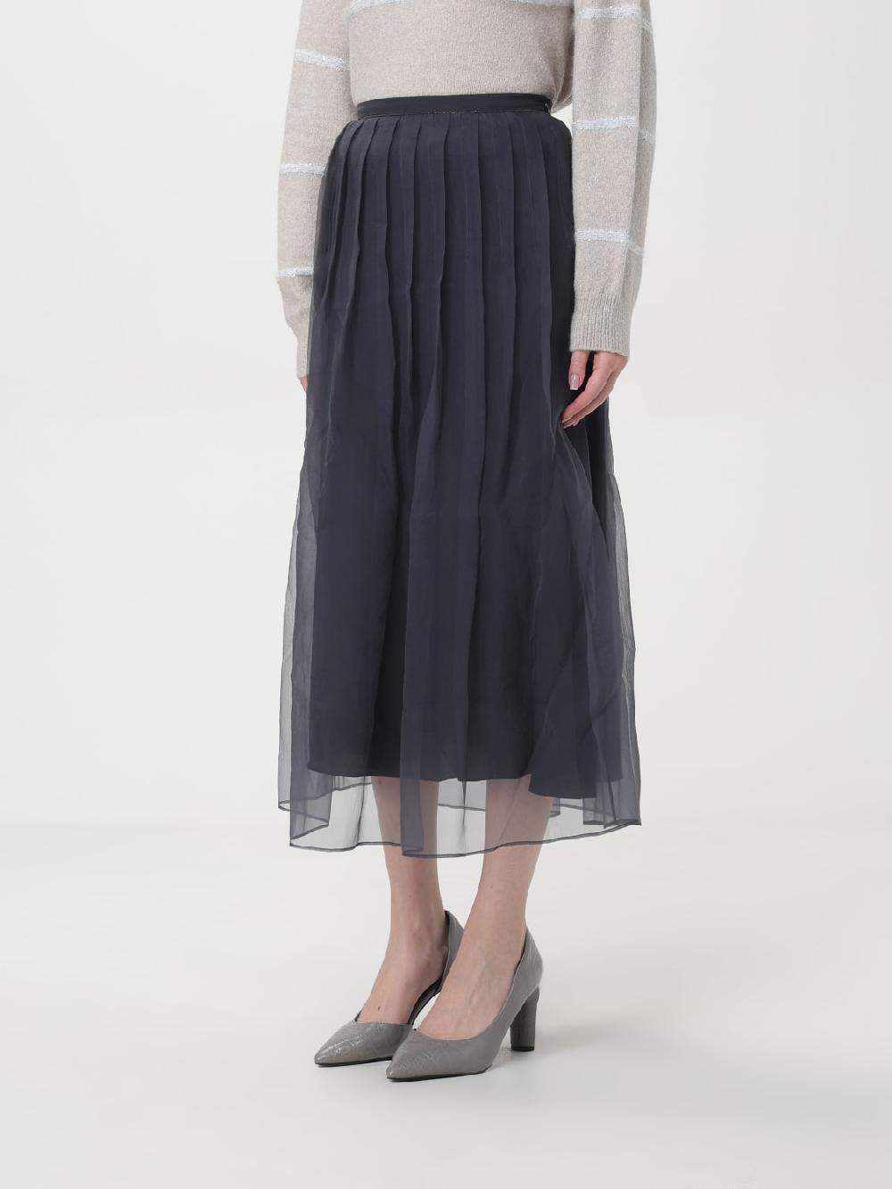 Giglio Gonna In Tulle Brunello Cucinelli